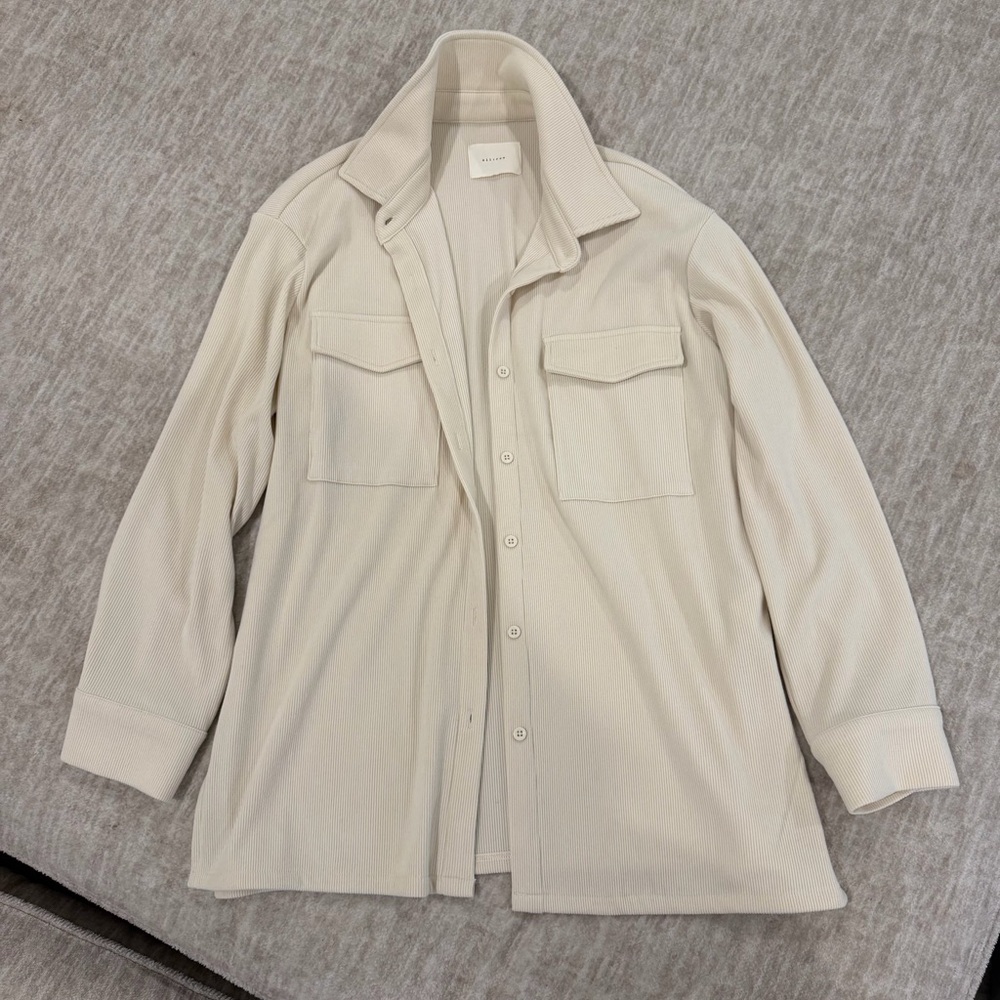 Women's Cream Button Down Shirt